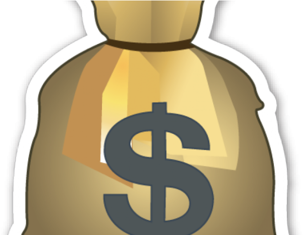 Смайлик мешок с деньгами