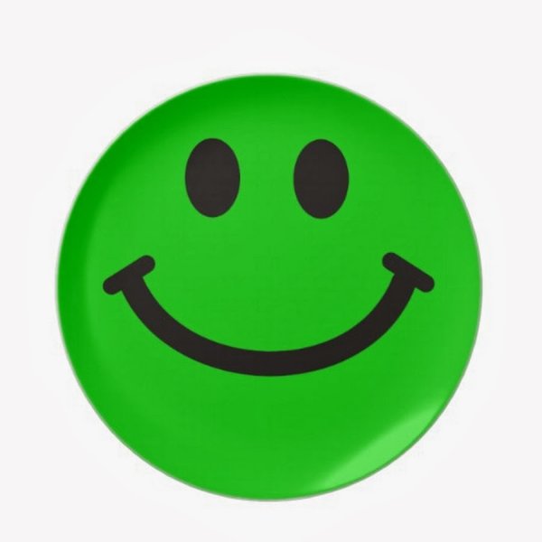 Смайлики зеленый желтый красный