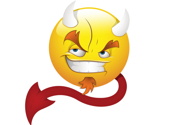 Злой смайлик вектор