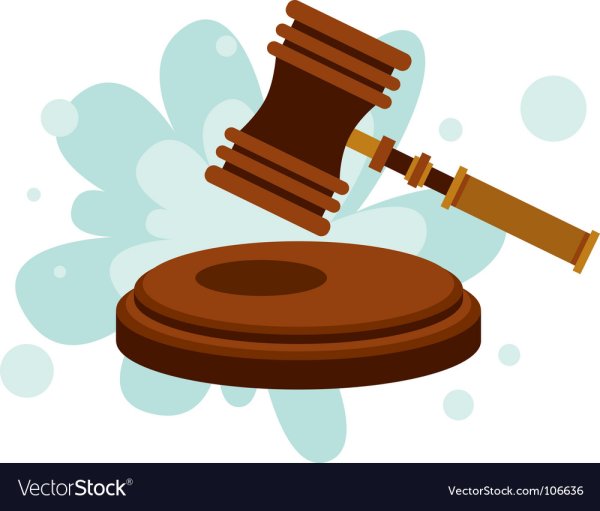 Судебный молоток мультяшный