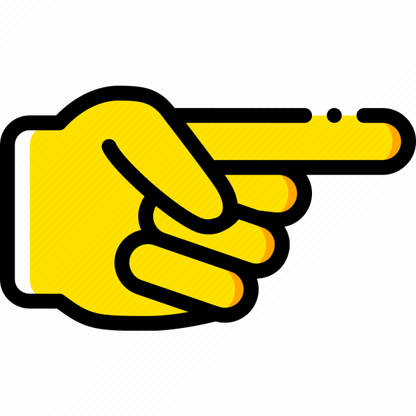 Указательный палец вправо