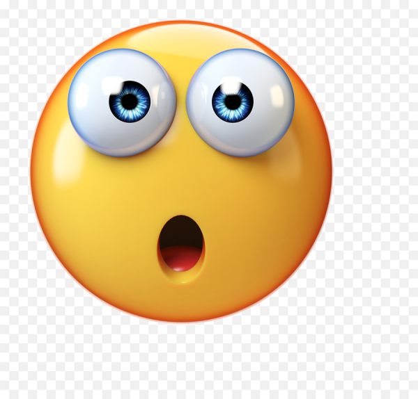 Смайлик с выпученными глазами