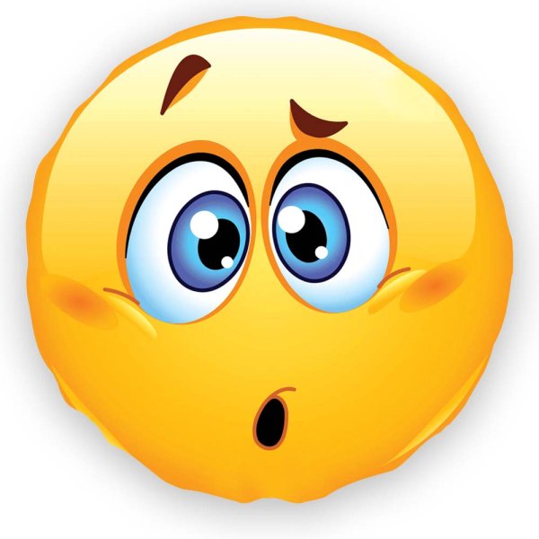 Удивленный смайлик