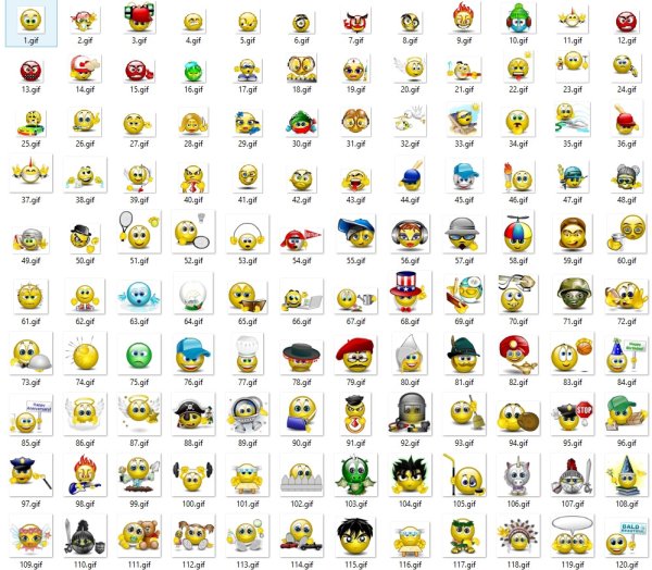 Смайлы ICQ