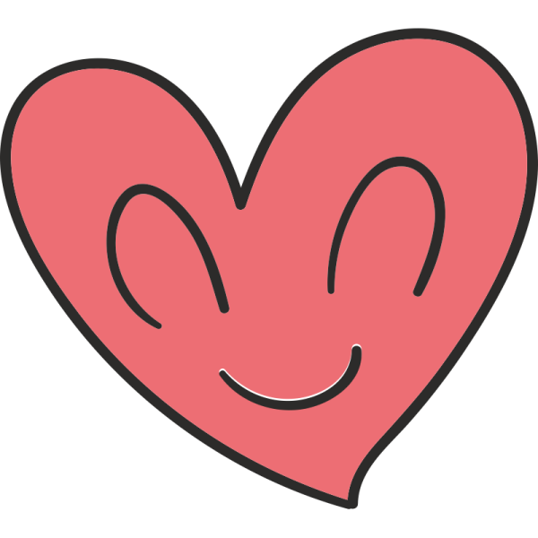 Смайлик сердце