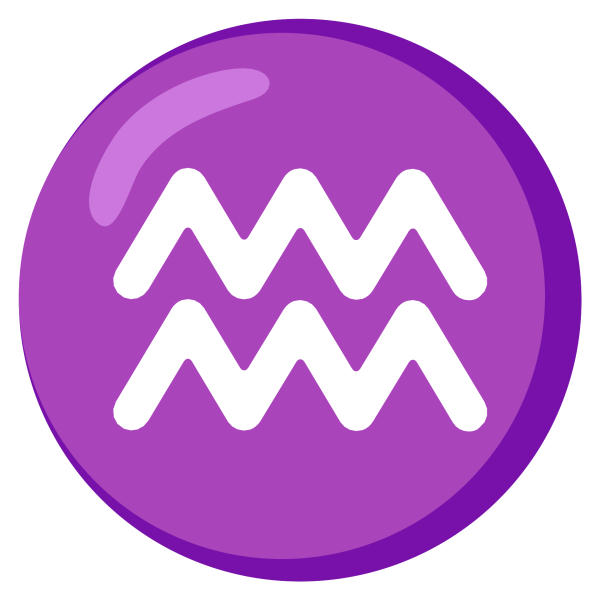 Значок Водолея в эмодзи