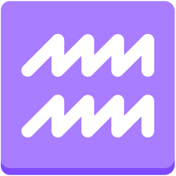 Знак зодиака Водолей эмодзи