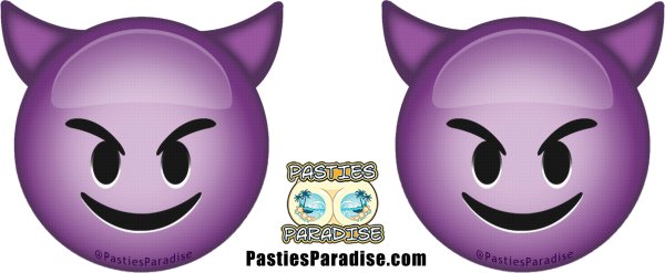 Эмодзи фиолетовый демон