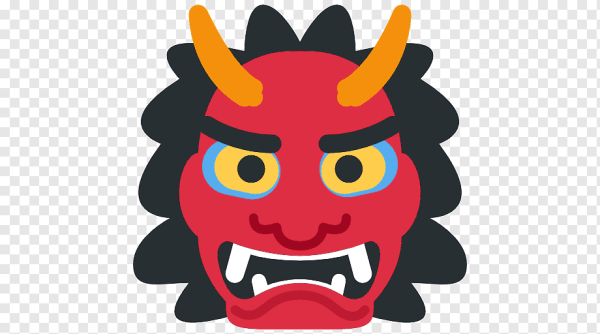 Смайлики эмодзи демон