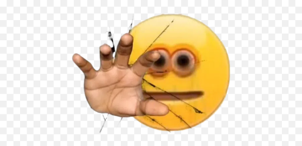 Смайлик с тянущейся рукой