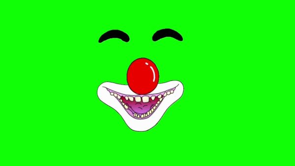 Клоун хромакей