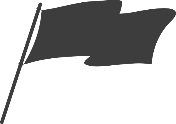 Флажок черный