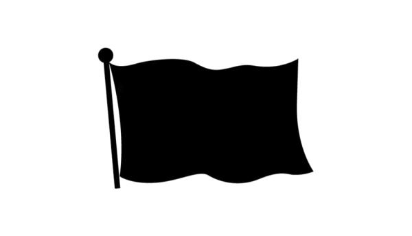 Флажок черный