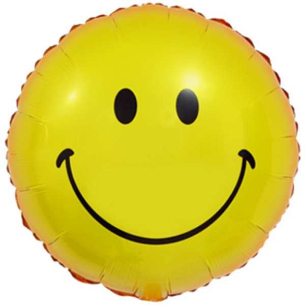 Фольгированный шар смайлик