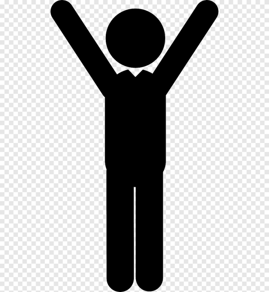 Человек с опущенными руками