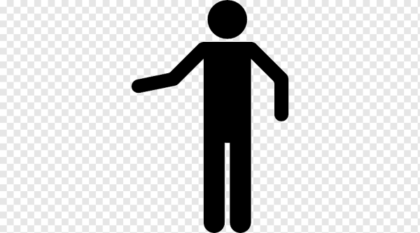 Худой человек значок