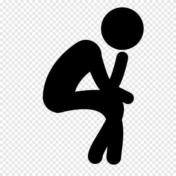 Человек схематично без фона