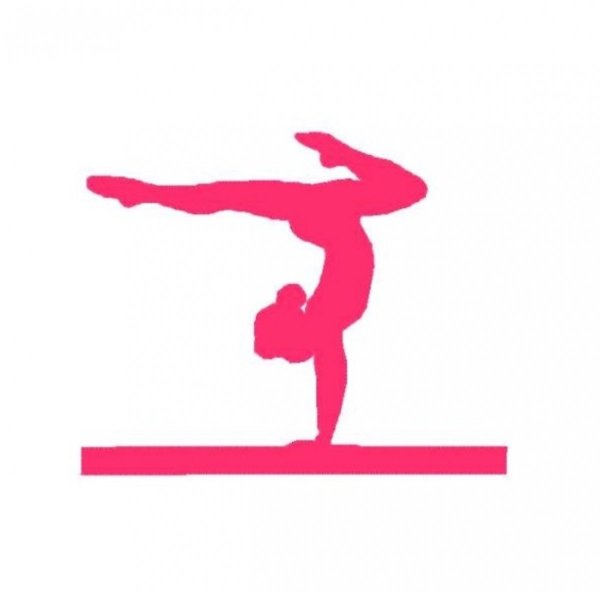 Спортивная гимнастика силуэт