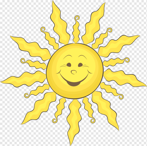 Солнце мультяшное