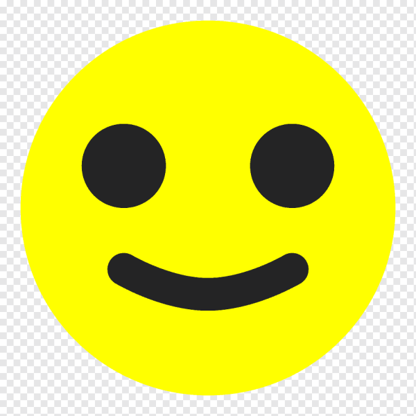 Перевернутый смайлик с улыбкой