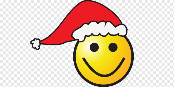 Смайлик Санта Клаус