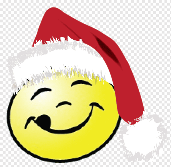 Смайлик дед Мороз