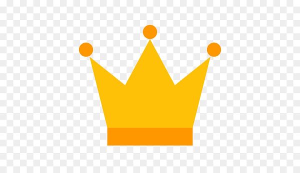 Смайлик в короне на прозрачном фоне
