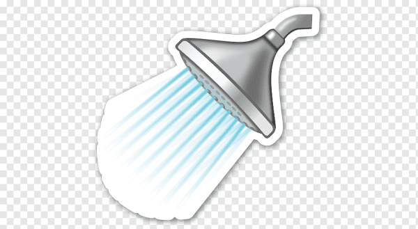 Душ на прозрачном фоне