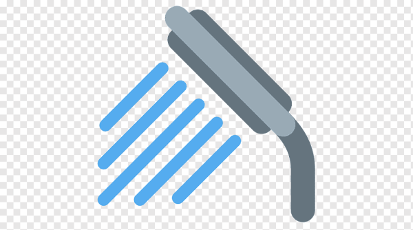 Значок смайлик эмодзи душ