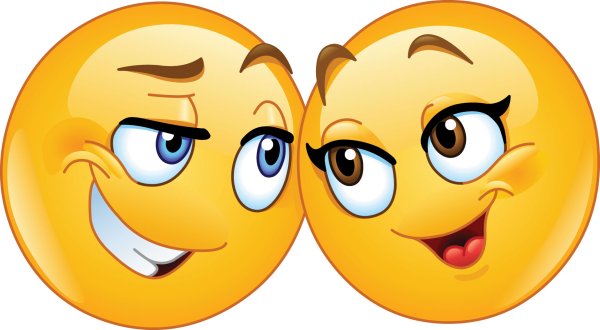 Смайлики поцелуйчики