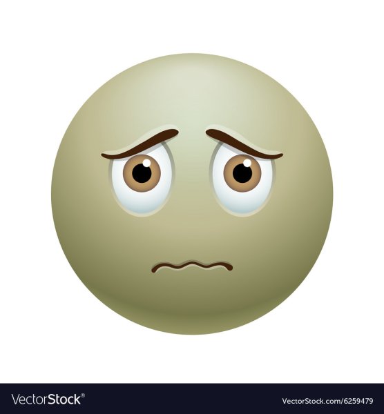 Грустный больной Смайл