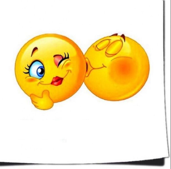 Смайлики поцелуйчики