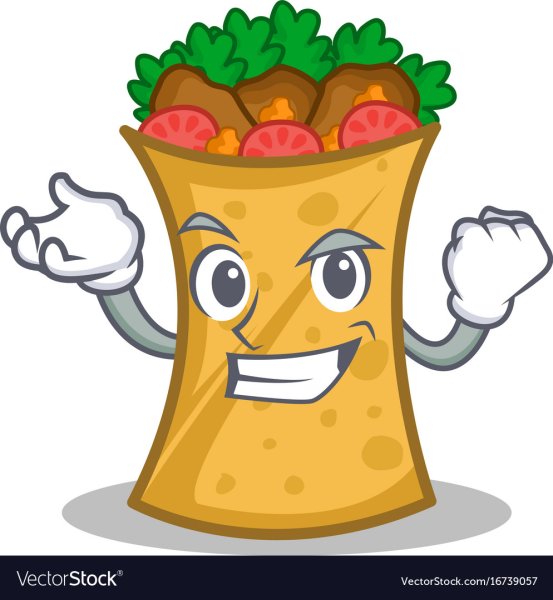 Шаурма нарисованная