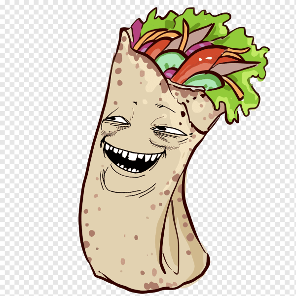 Шаурма нарисованная