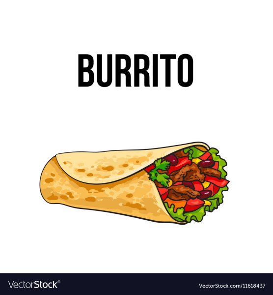 Буррито иллюстрация