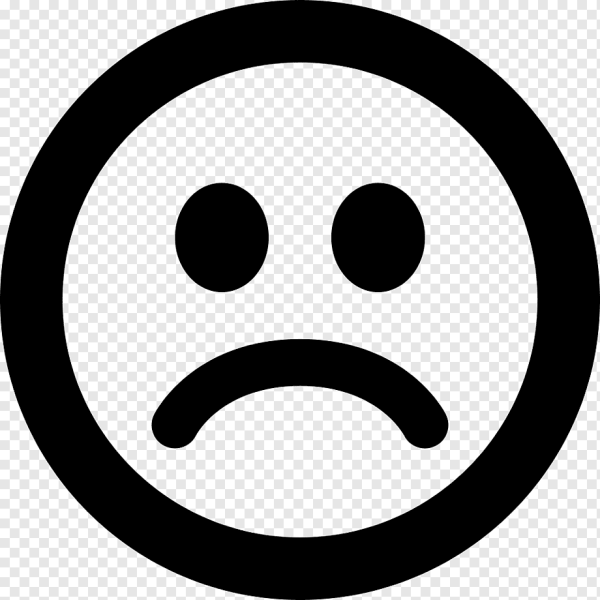 Грустный смайлик