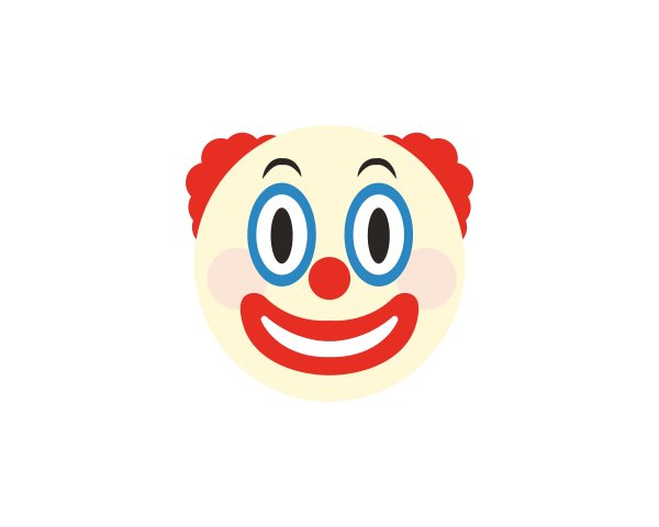 Клоун Emoji