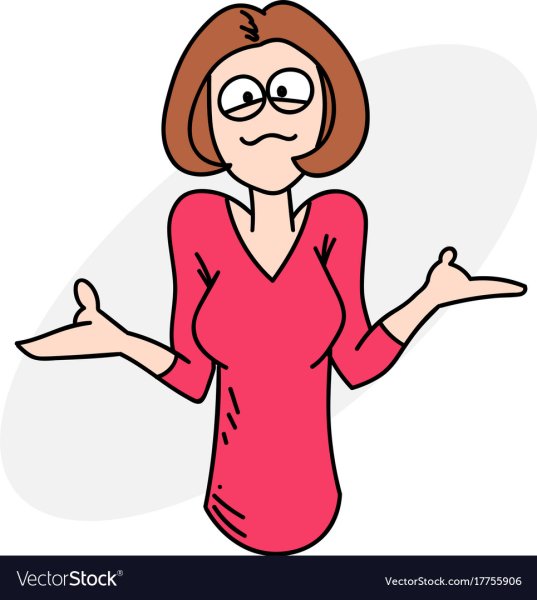 ЭМОДЖИ женщина пожимает плечами