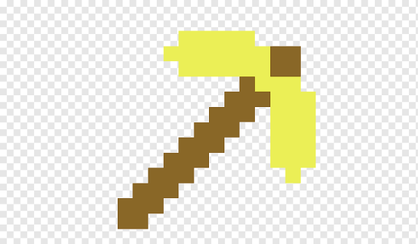 Золотая кирка из МАЙНКРАФТА