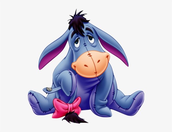 Ослик ИА В одежде