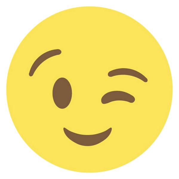 Смайлик подмигивание