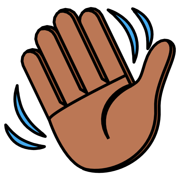 Ладошка машет