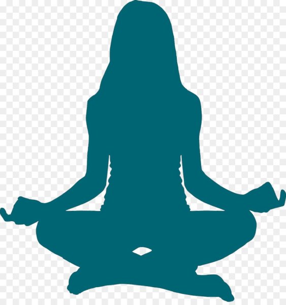 Человек в позе лотоса