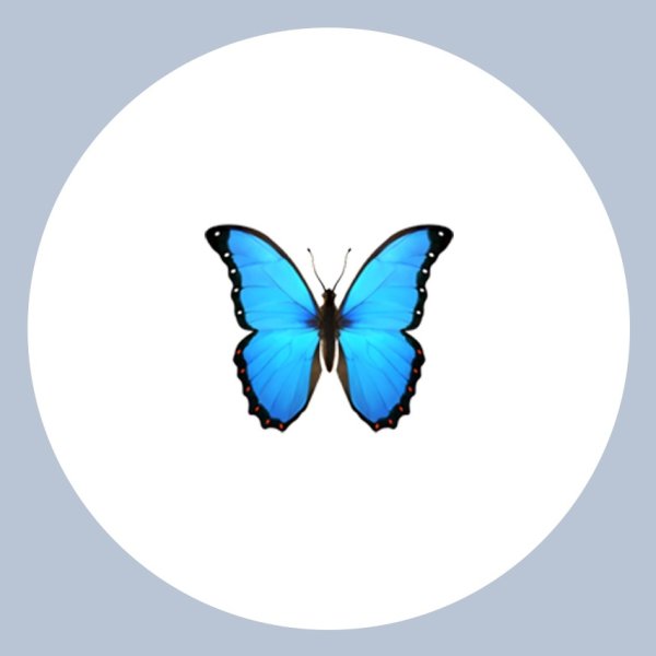 Смайлик бабочка