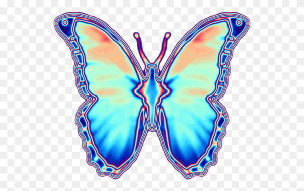 Стикеры "бабочки"