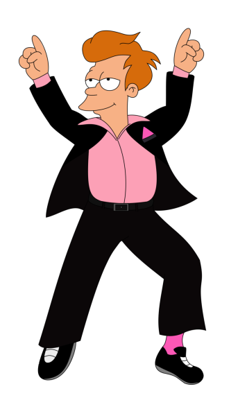 Танцующий мужчина мультяшный