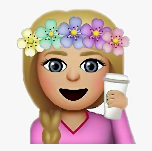 Смайлик девушка