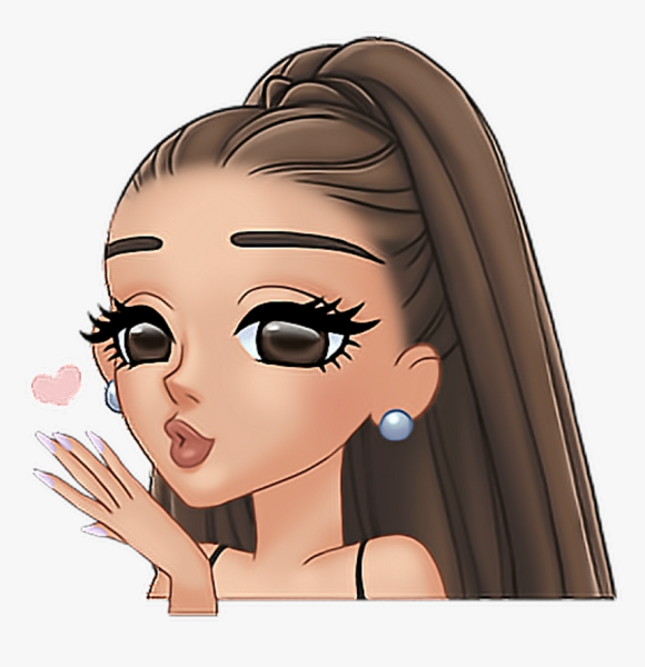 Ариана Гранде Стикеры телеграмм