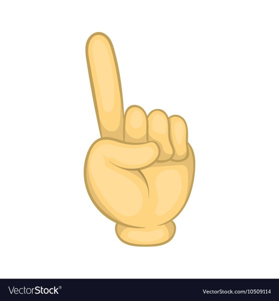 Значок указательный палец вверх