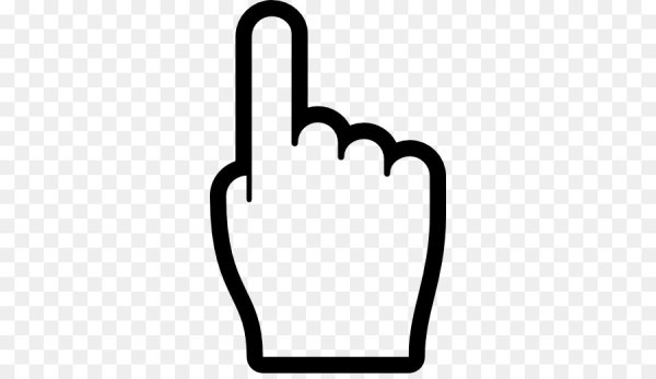 Указательный палец вверх